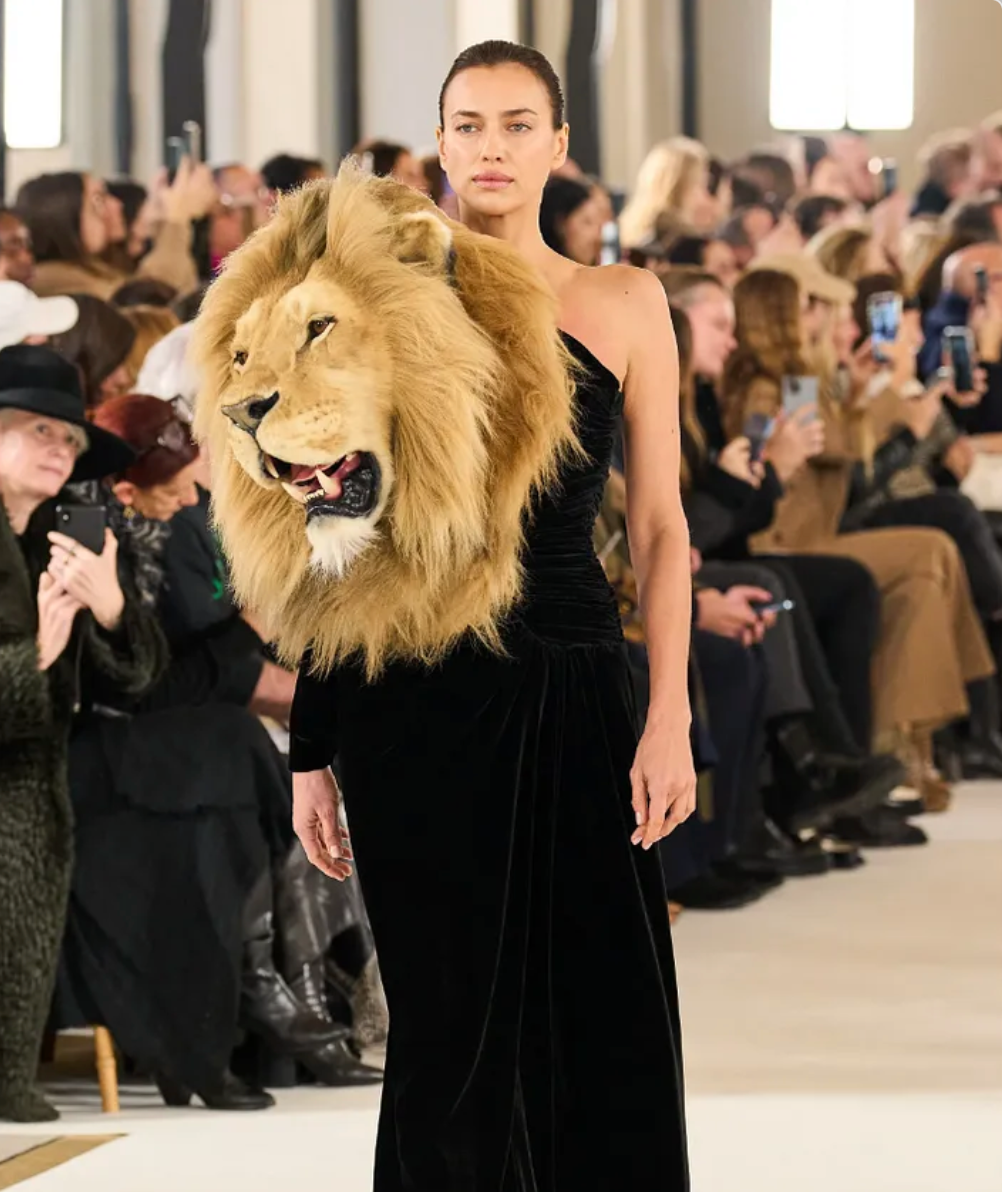 lion dress fashion show No animals were harmed': Kylie Jenner's ultra-realistic lion head sparks uproar at Paris fashion week | Paris fashion week