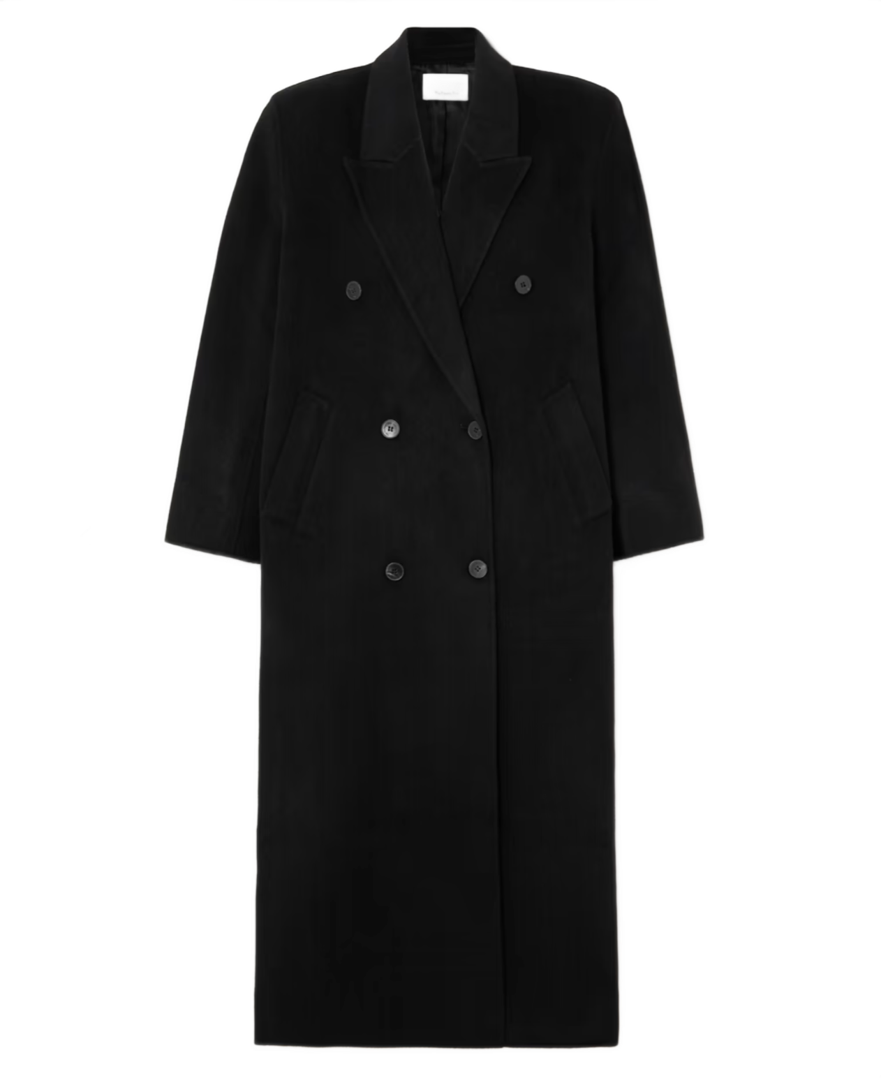 Gaia Oversized Double-breasted Wool-blend Felt Coat