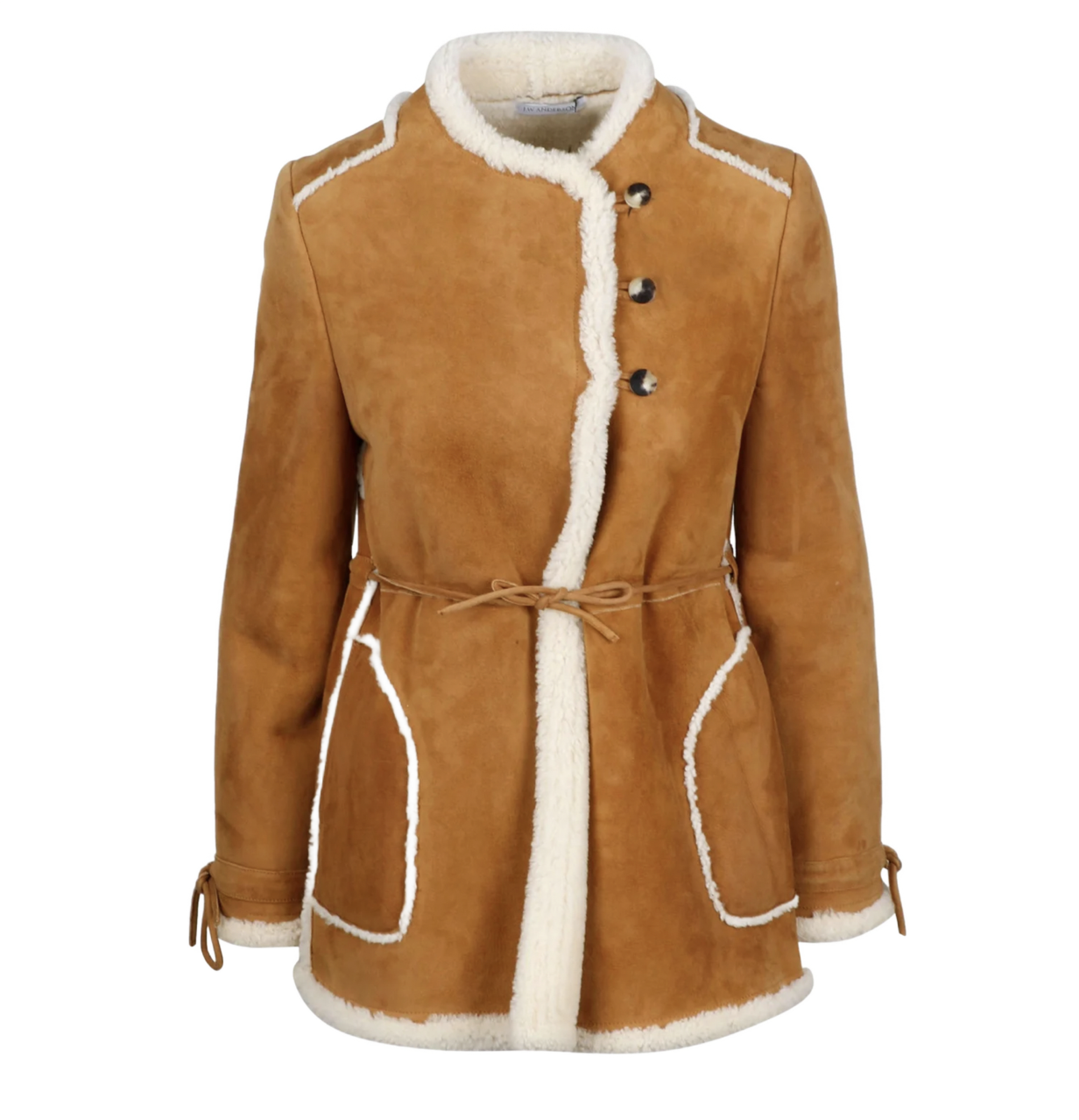 Shearling Tie-Waist Jacket
