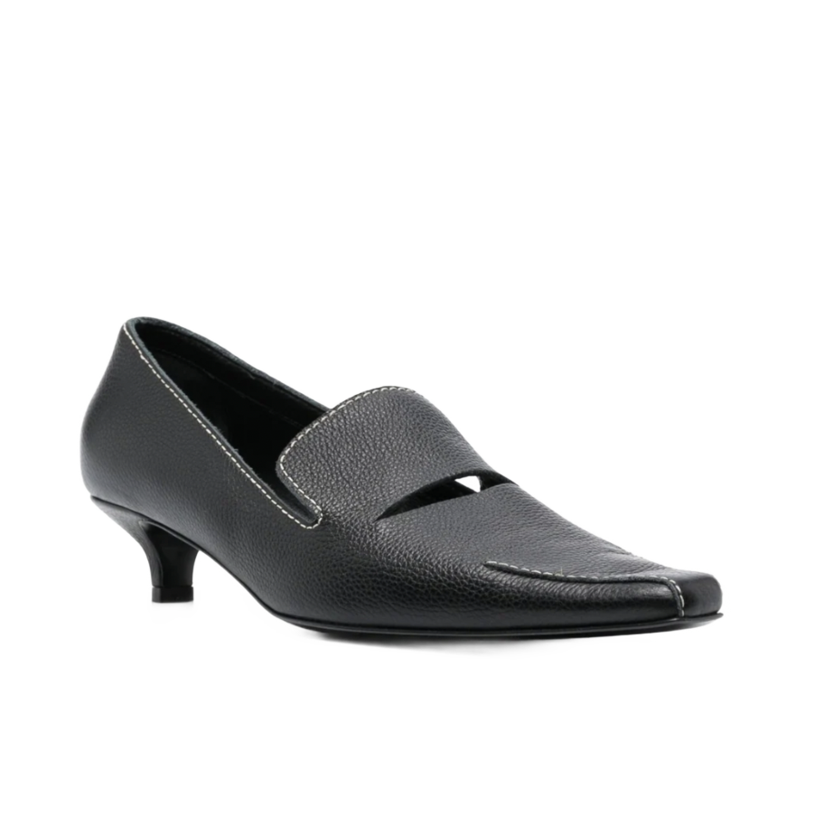 Kitten-heel Cut-out Pumps