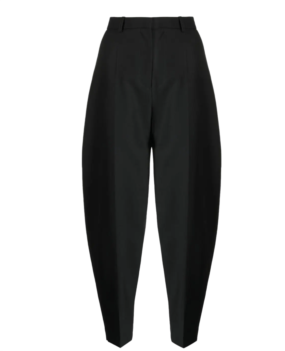 High-waisted Tapered Trousers