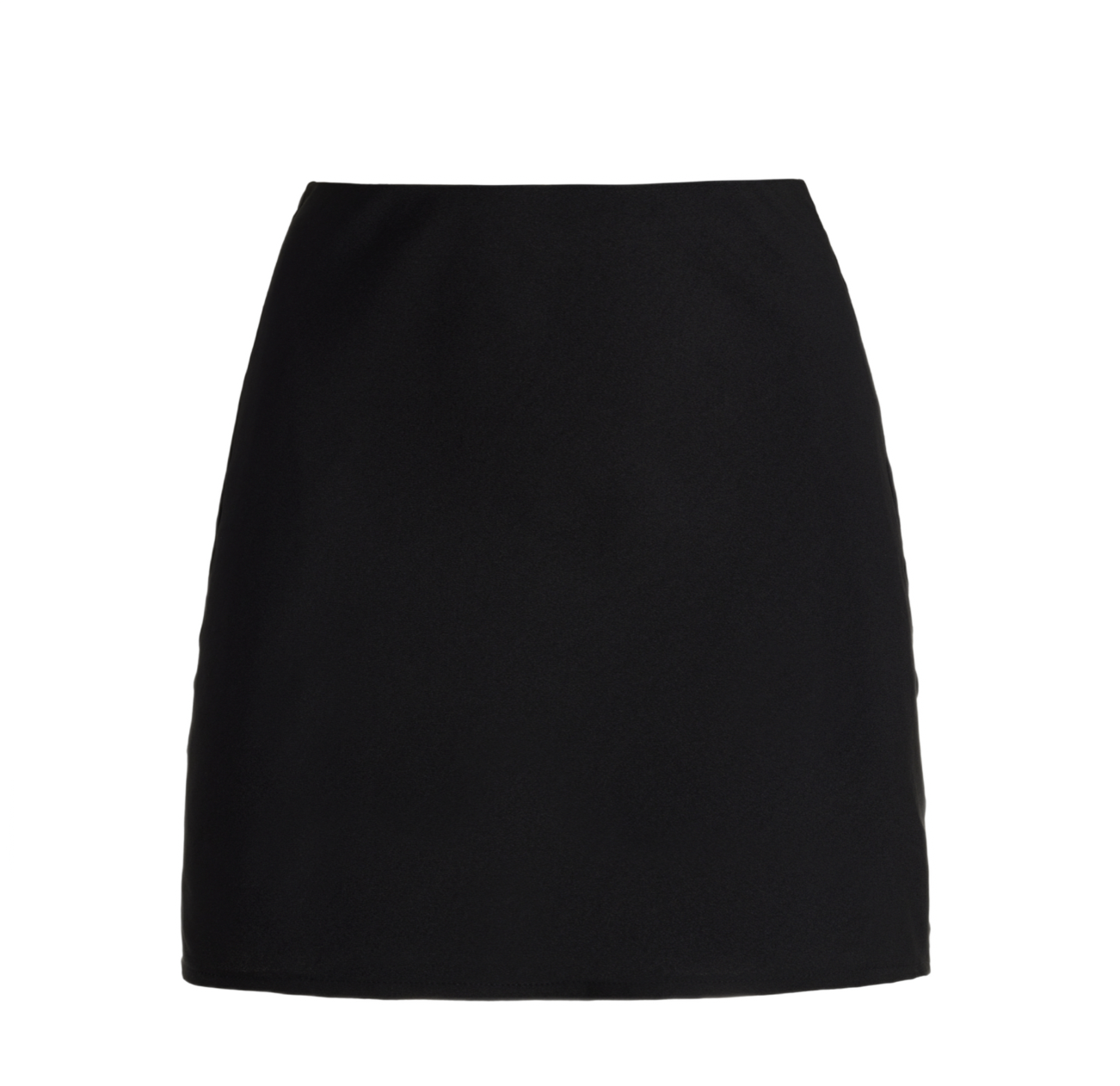 Crepe Mini Skirt