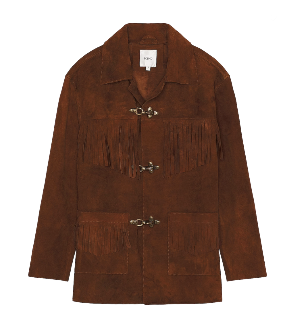 Suede Fringe Jacket