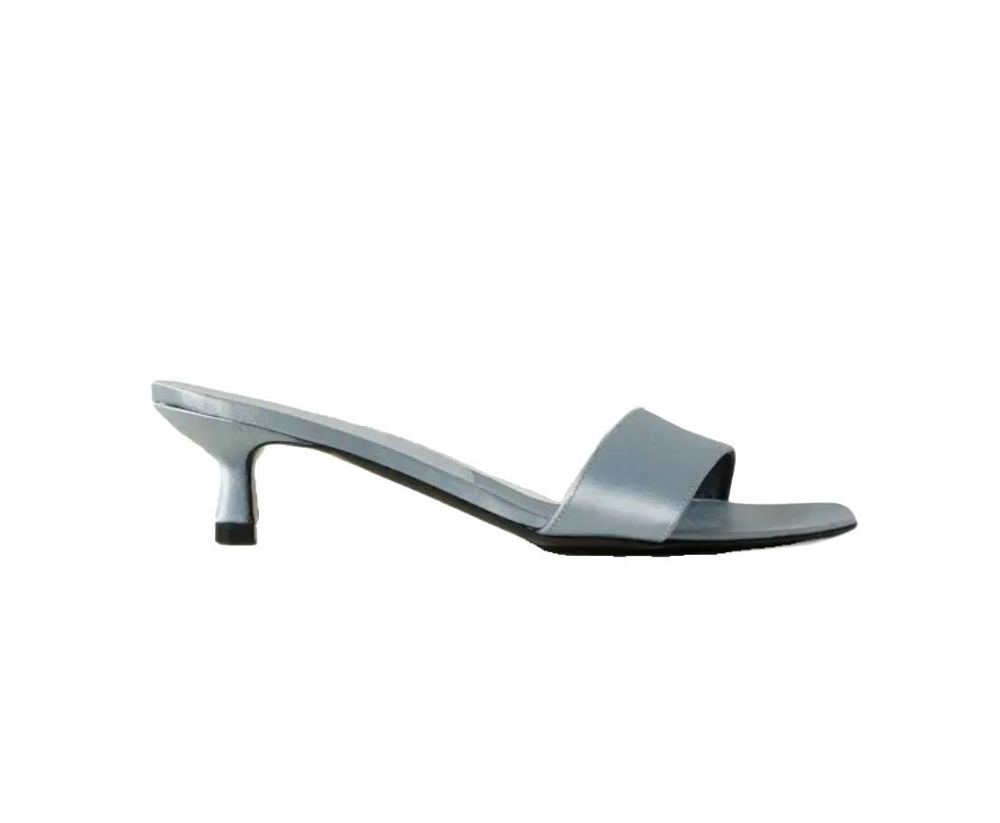 + NET SUSTAIN Elys Metallic Satin Mules