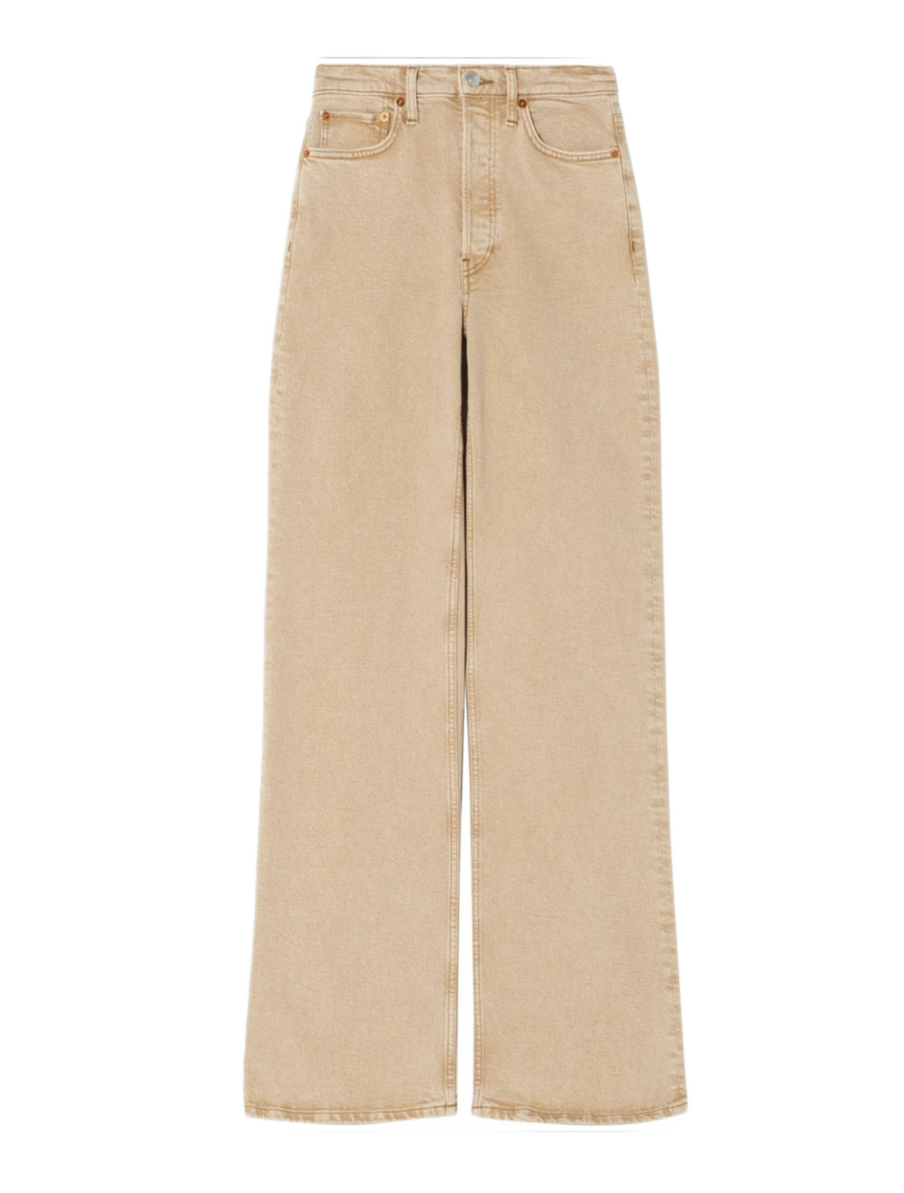 Clay High-waisted Straight-leg Jeans