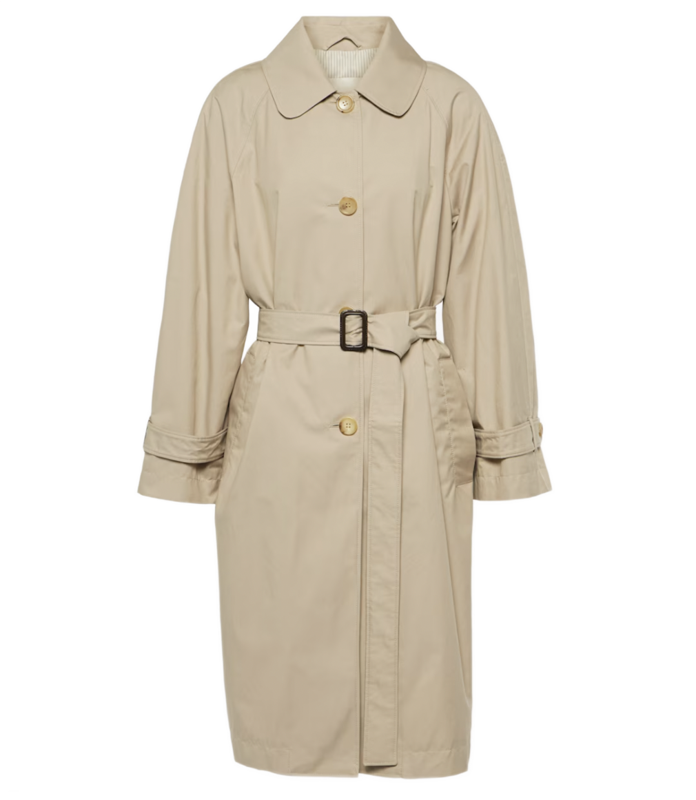 The Cube Cotton-blend Twill Trench Coat