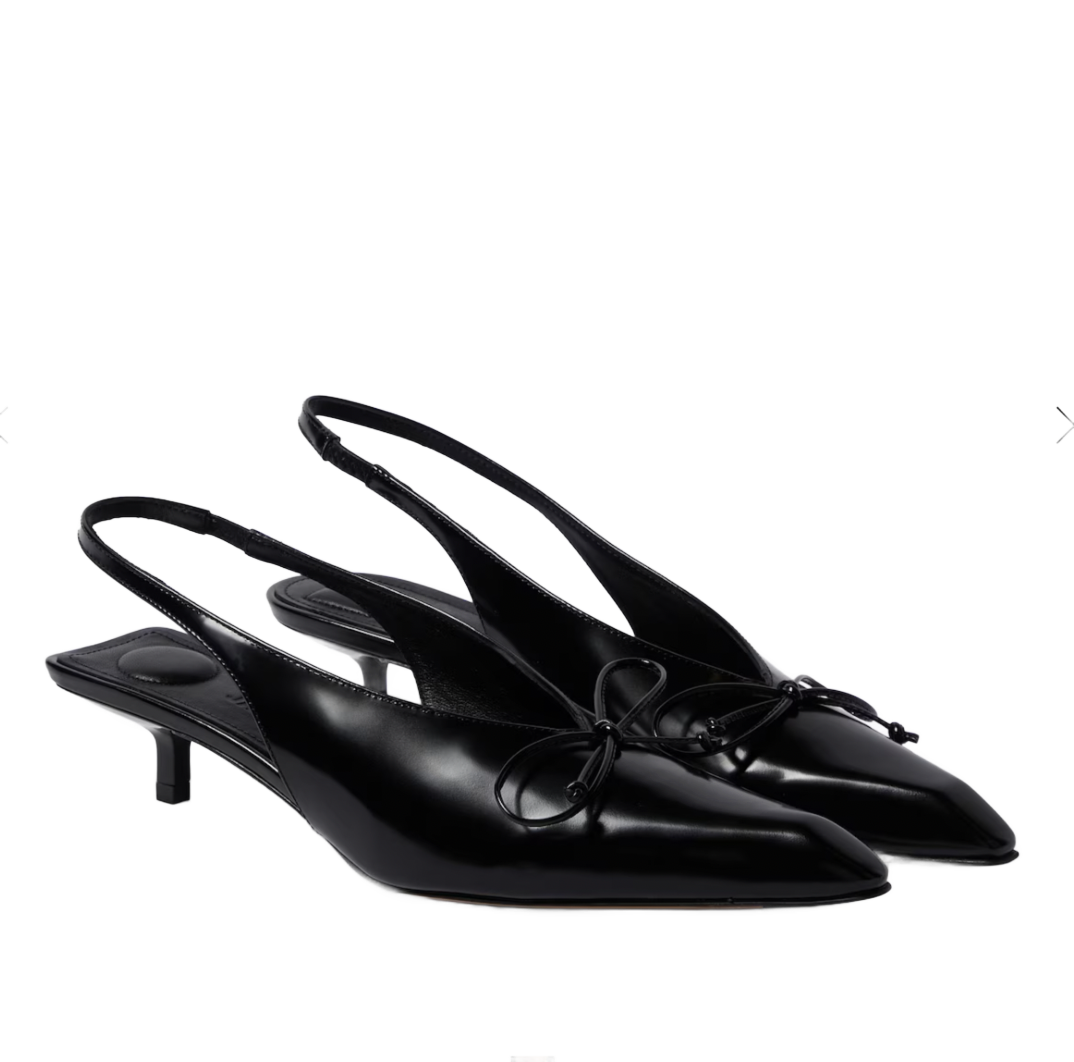 Cubisto B 40 Leather Slingback Pumps