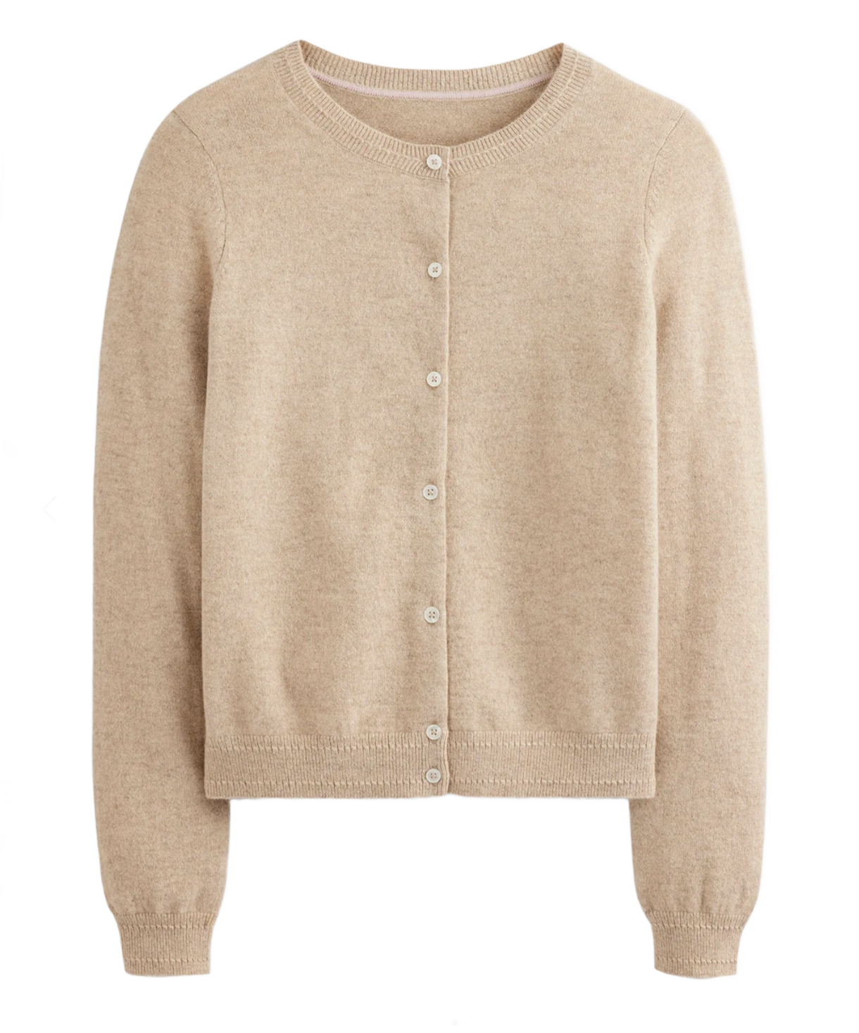 Eva Cashmere Crew Cardigan