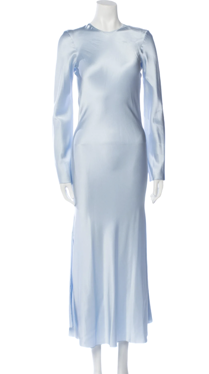 Silk Longsleeve Dress