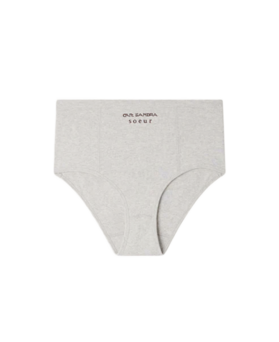 Krissy High-waisted Ribbed Panties