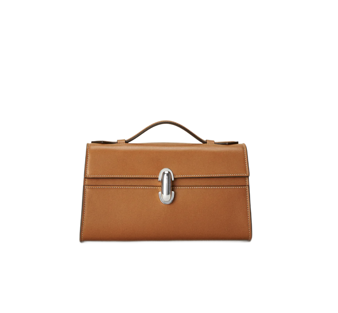 Symmetry Pochette in Saddle Leather