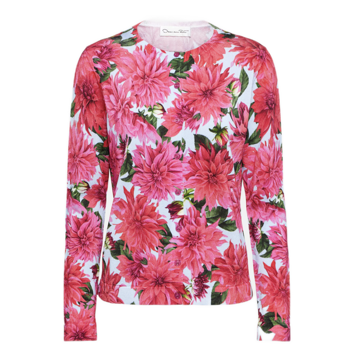 Floral Cotton-blend Cardigan