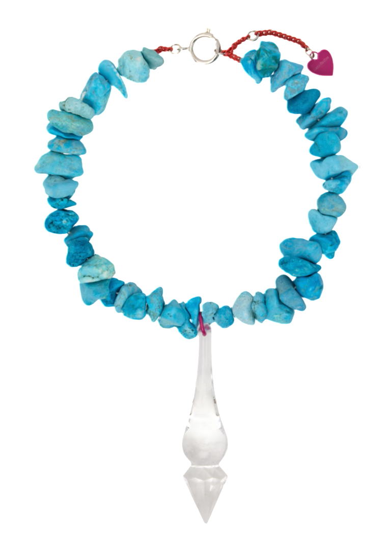 Blue Beaded Necklace