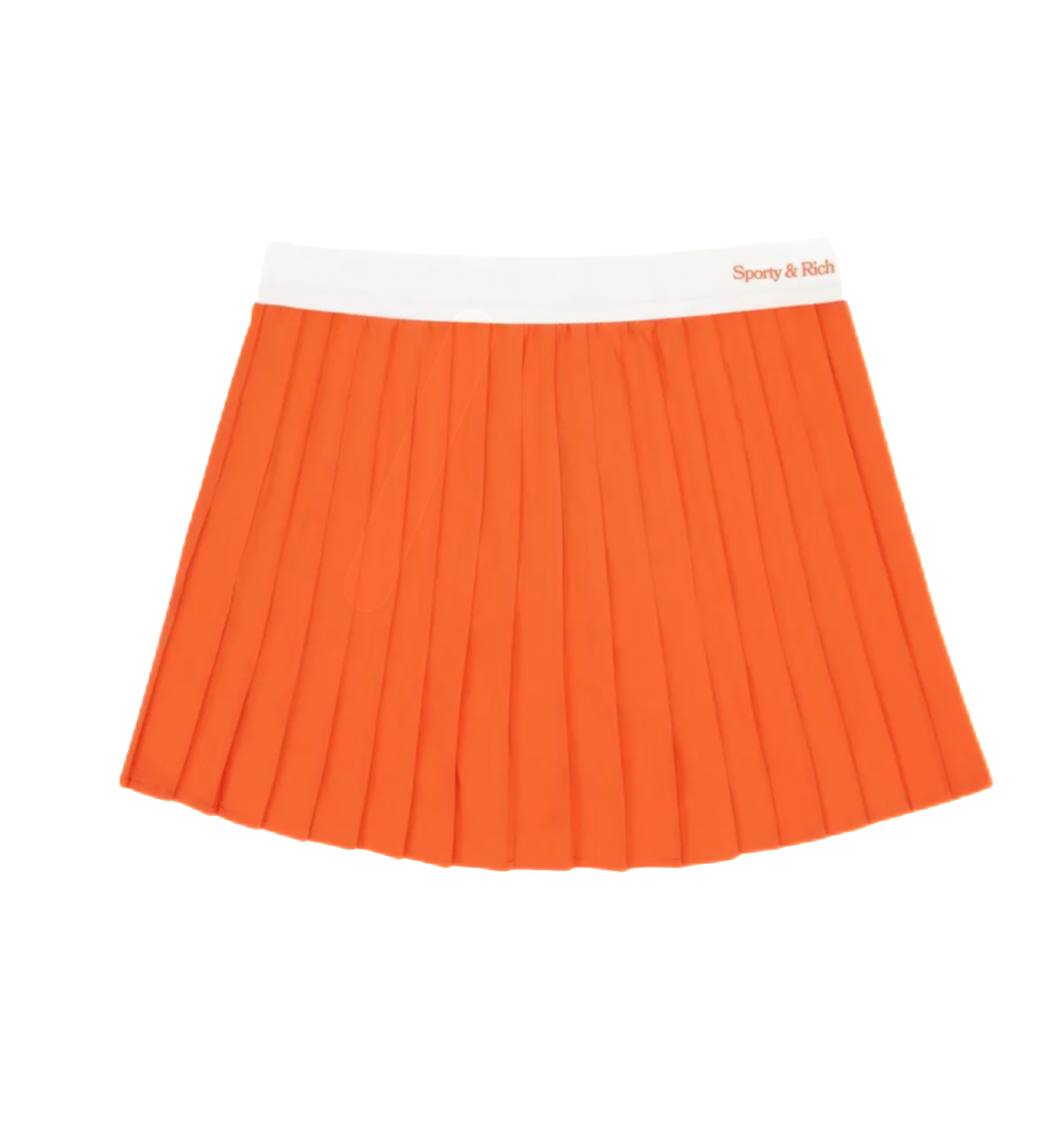 New Serif Pleated Skirt