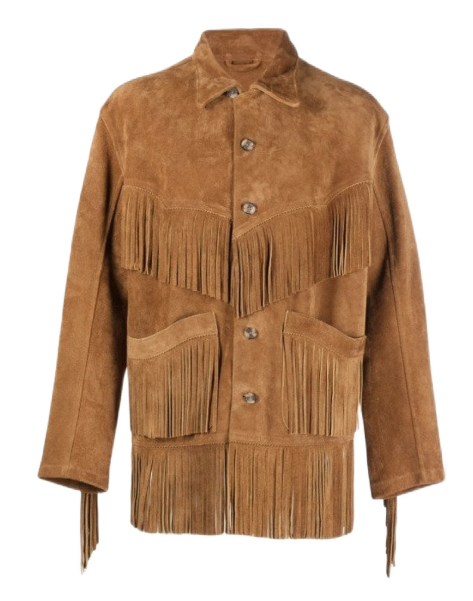 Fringed Suede Western Jacket