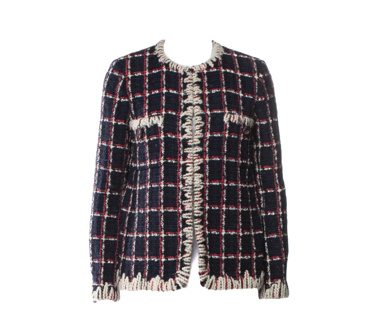 2019 Plaid Print Jacket