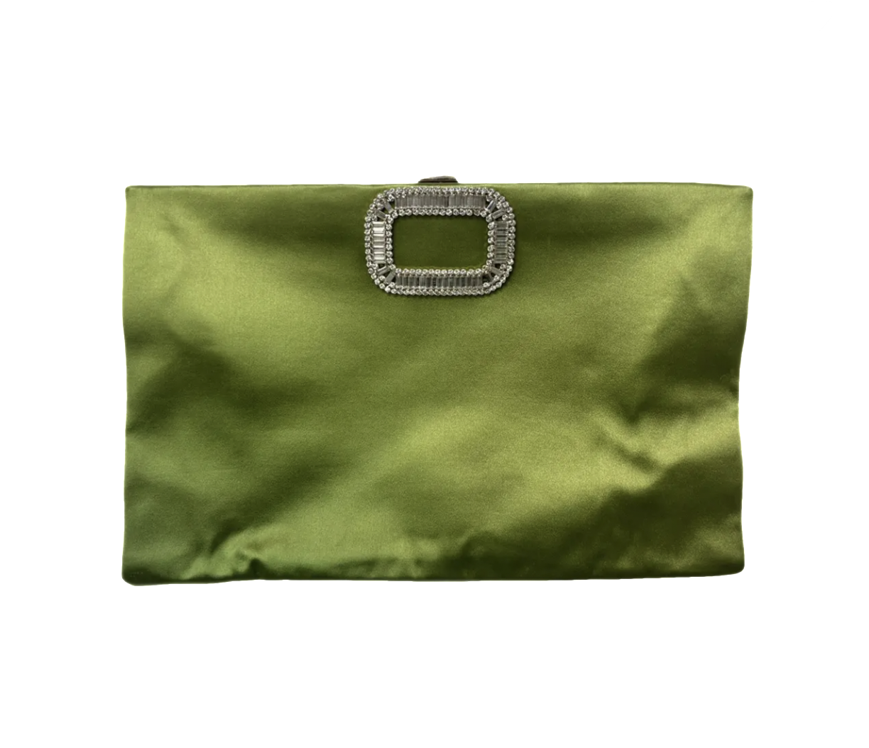 Green Silk Clutch