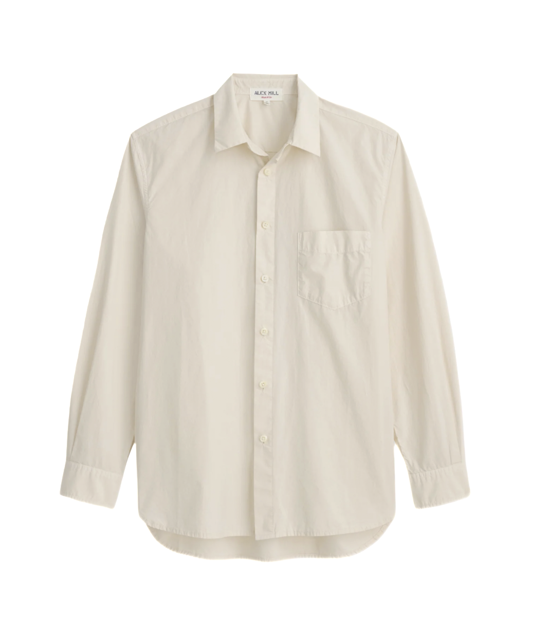 Easy Shirt in Paper Poplin
