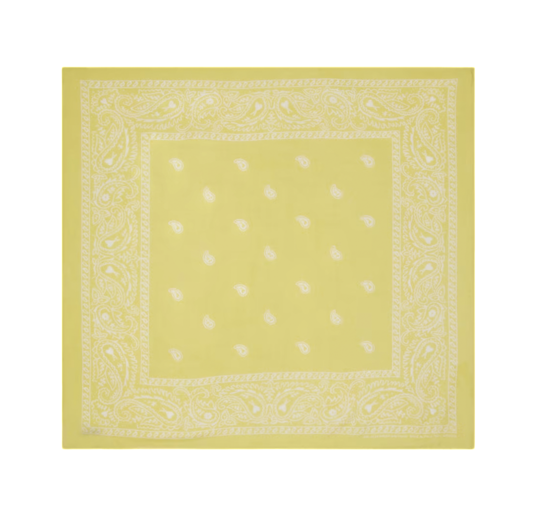 Yellow Ami de Cœur Bandana Scarf