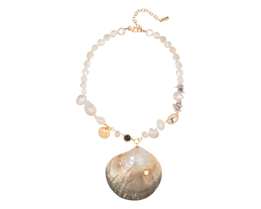 Shell Necklace with Mother-Of-Pearl