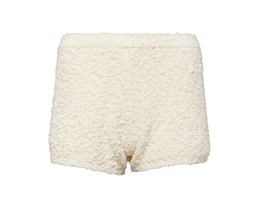 Cotton-blend Bouclé Shorts