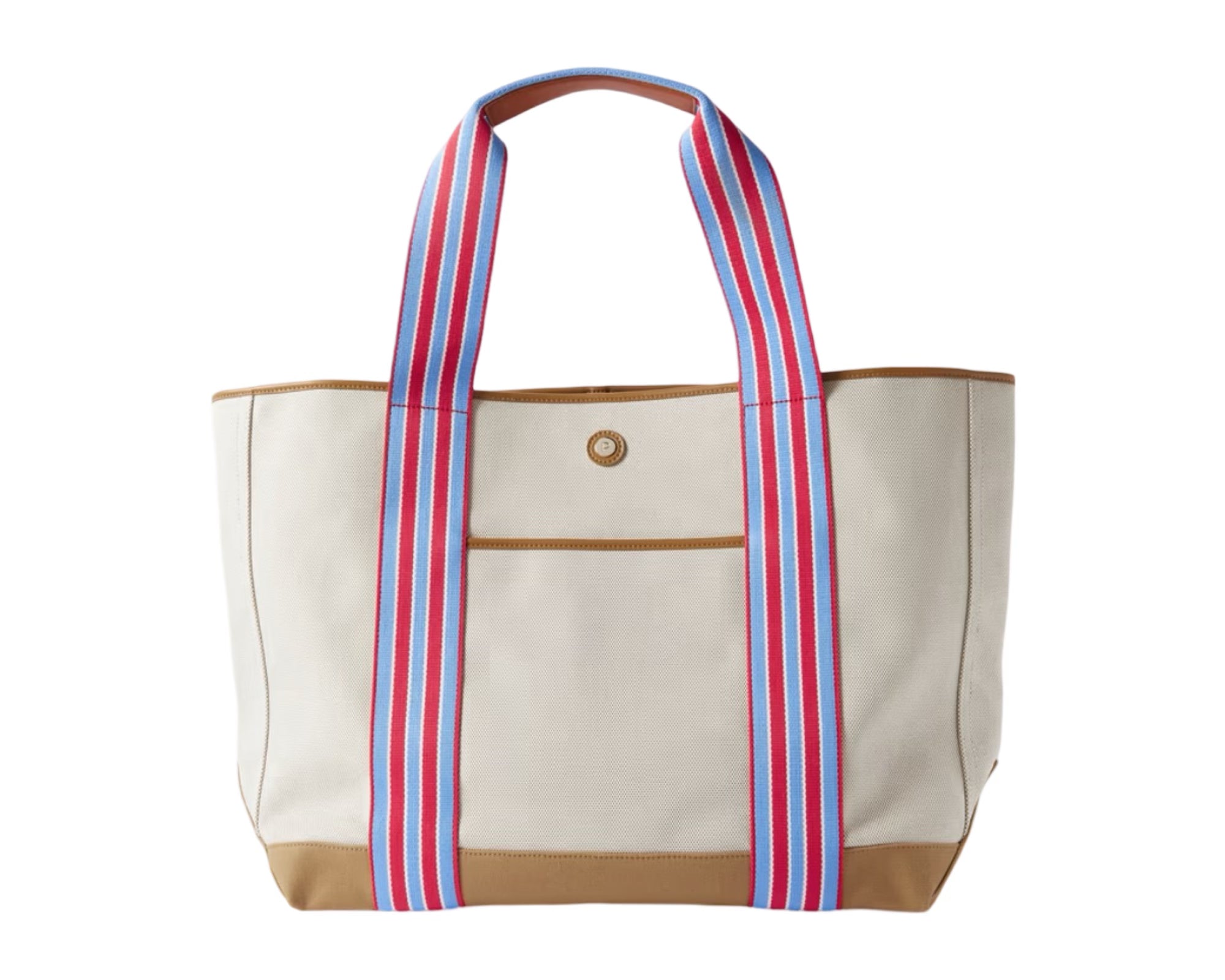 + NET SUSTAIN Cabana Leather and Canvas Tote