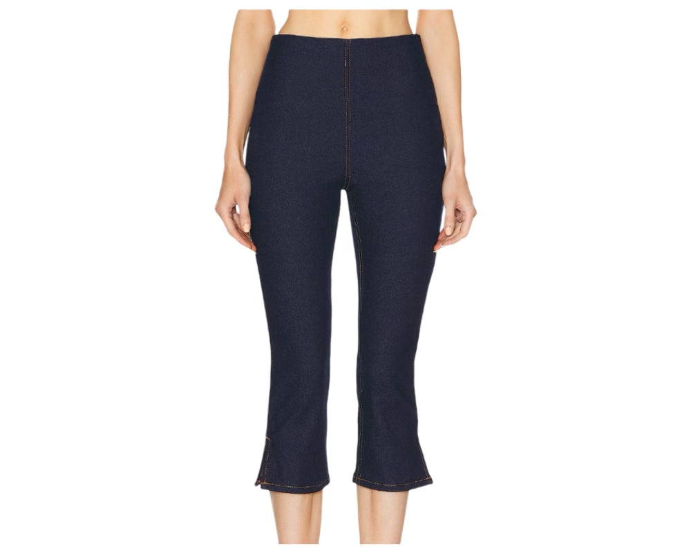Split Hem Capri