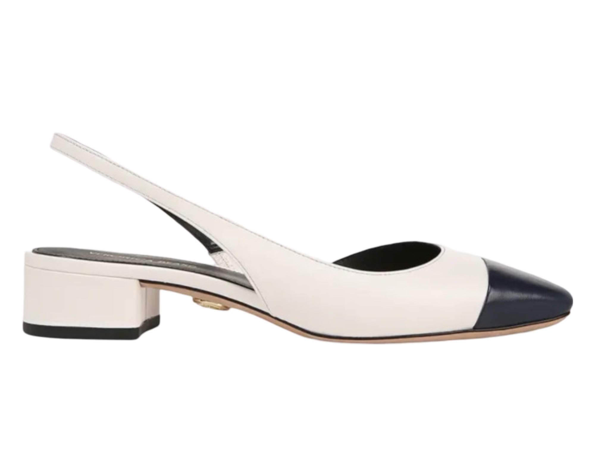 Cecile Leather Slingback Ballerina Flats
