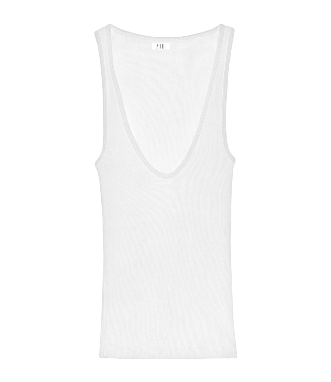 Claire Deep V-Tank in Rib