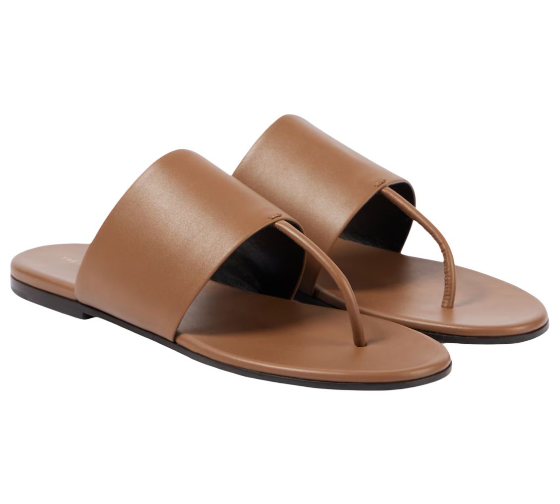 Signum Leather Thong Sandals