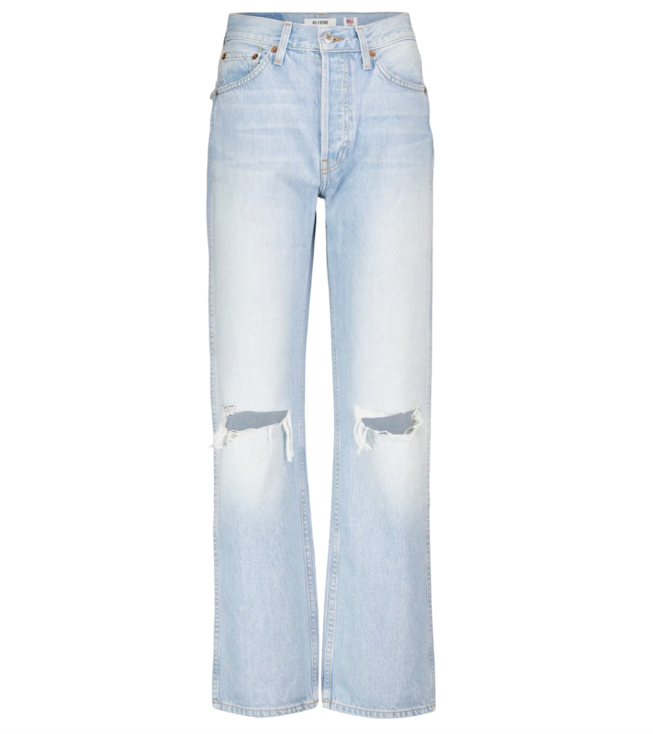 Loose High-rise Straight Jeans