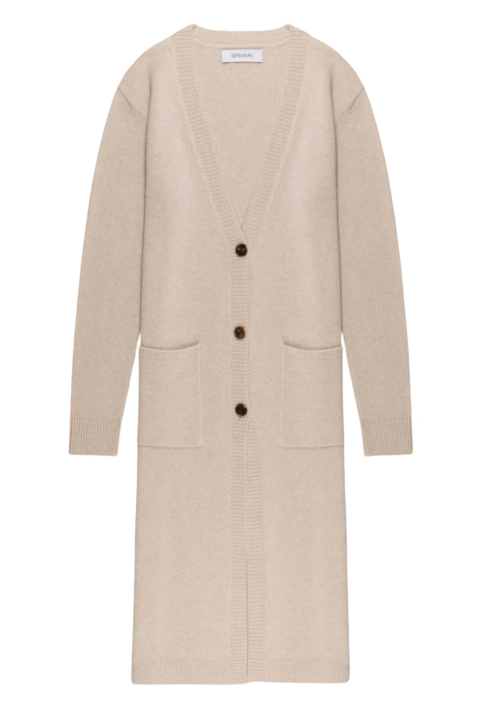 Oat Cashmere Long Cardigan