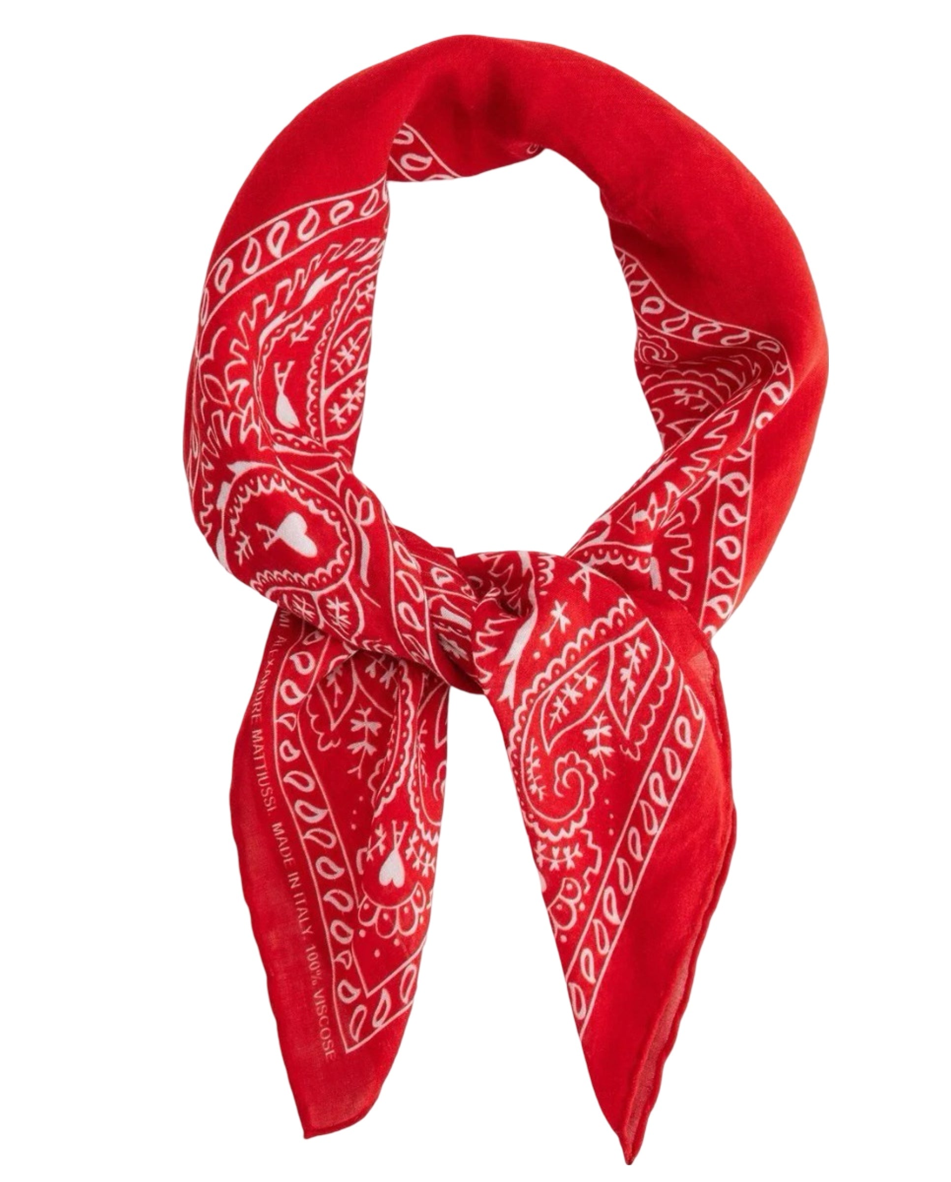 Paisley Logo-printed Bandana