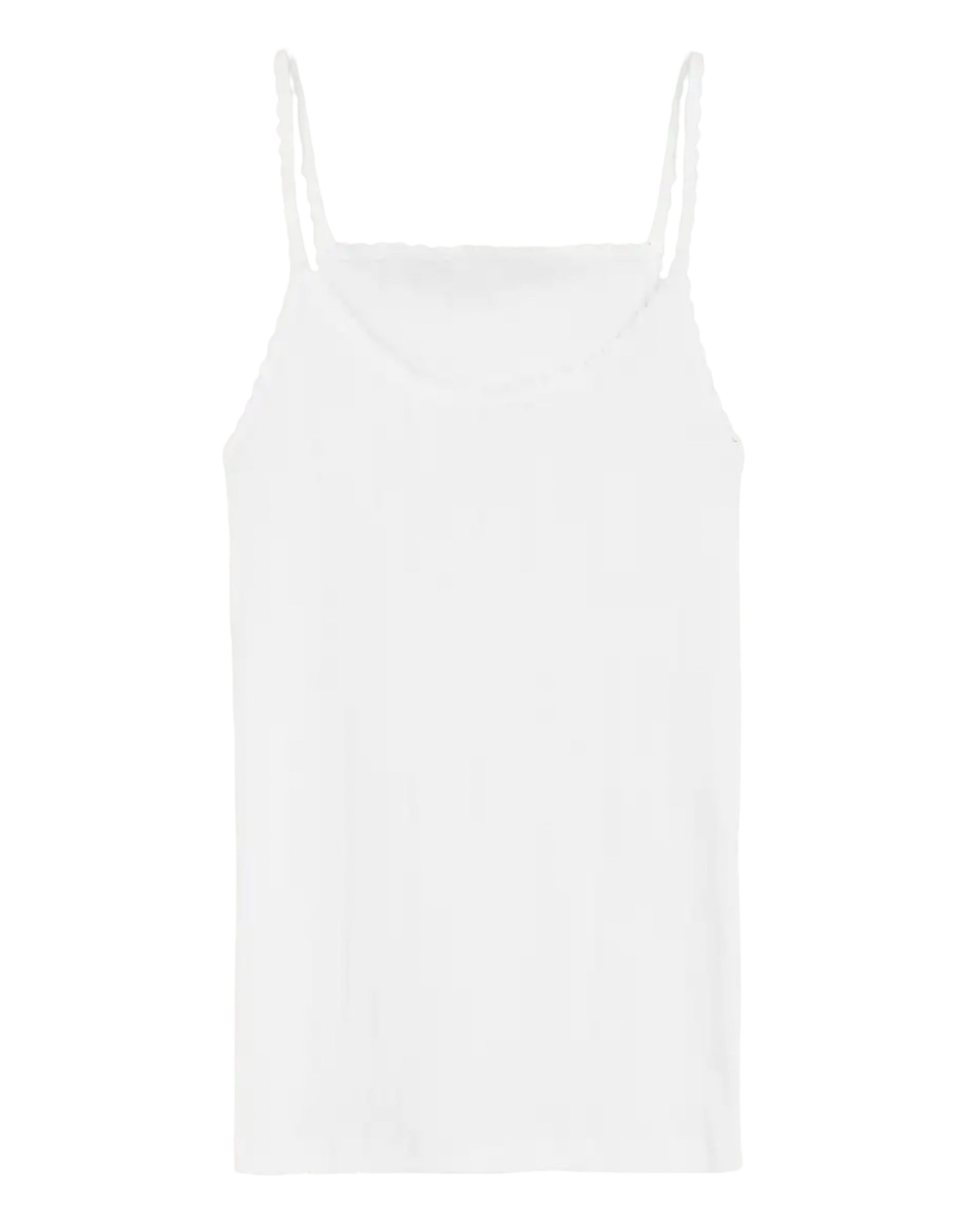 Pointelle-knit Cotton-jersey Tank