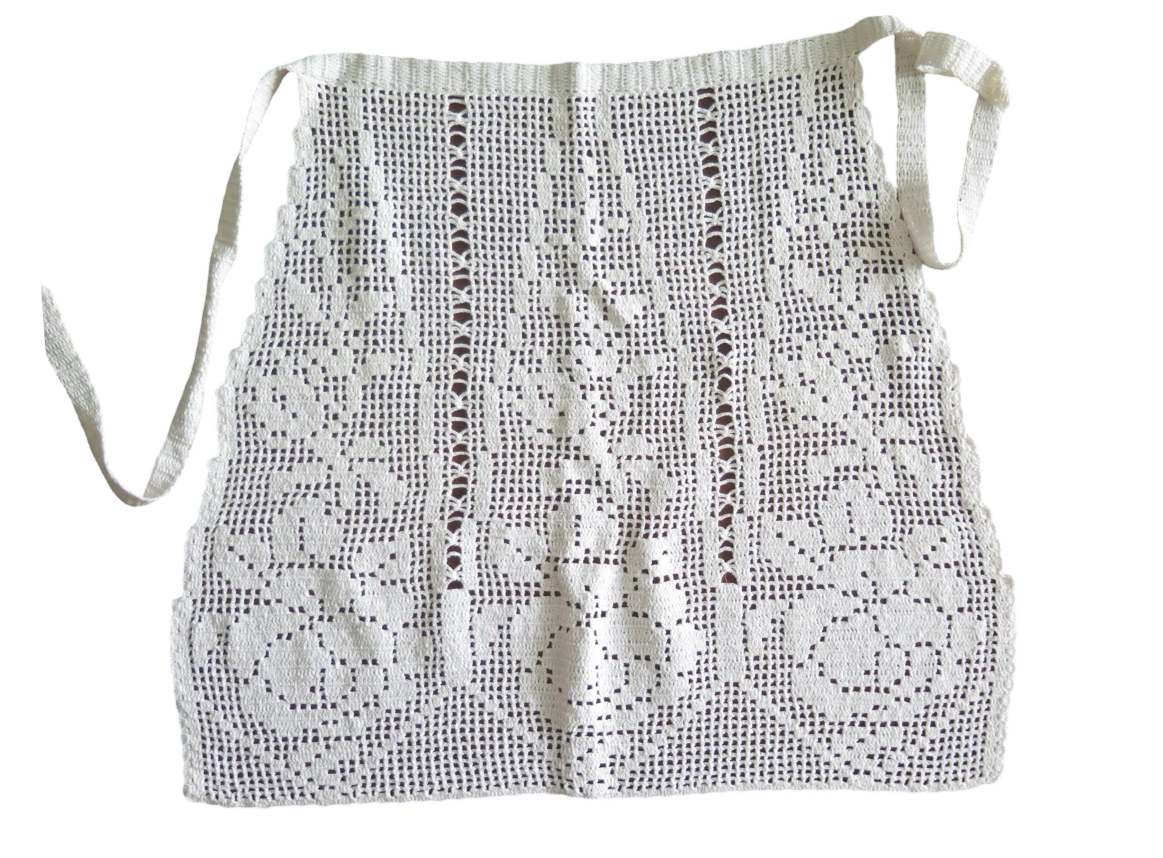 Scandinavian Handmade Crocheted Apron