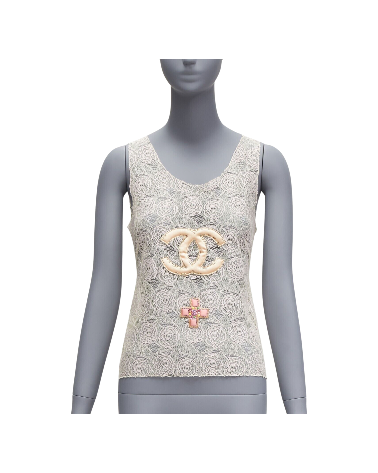CHANEL Vintage Lace Top