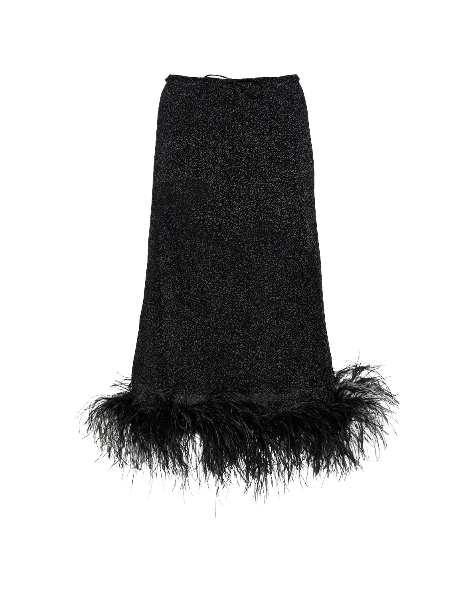 Lumière Plumage midi skirt