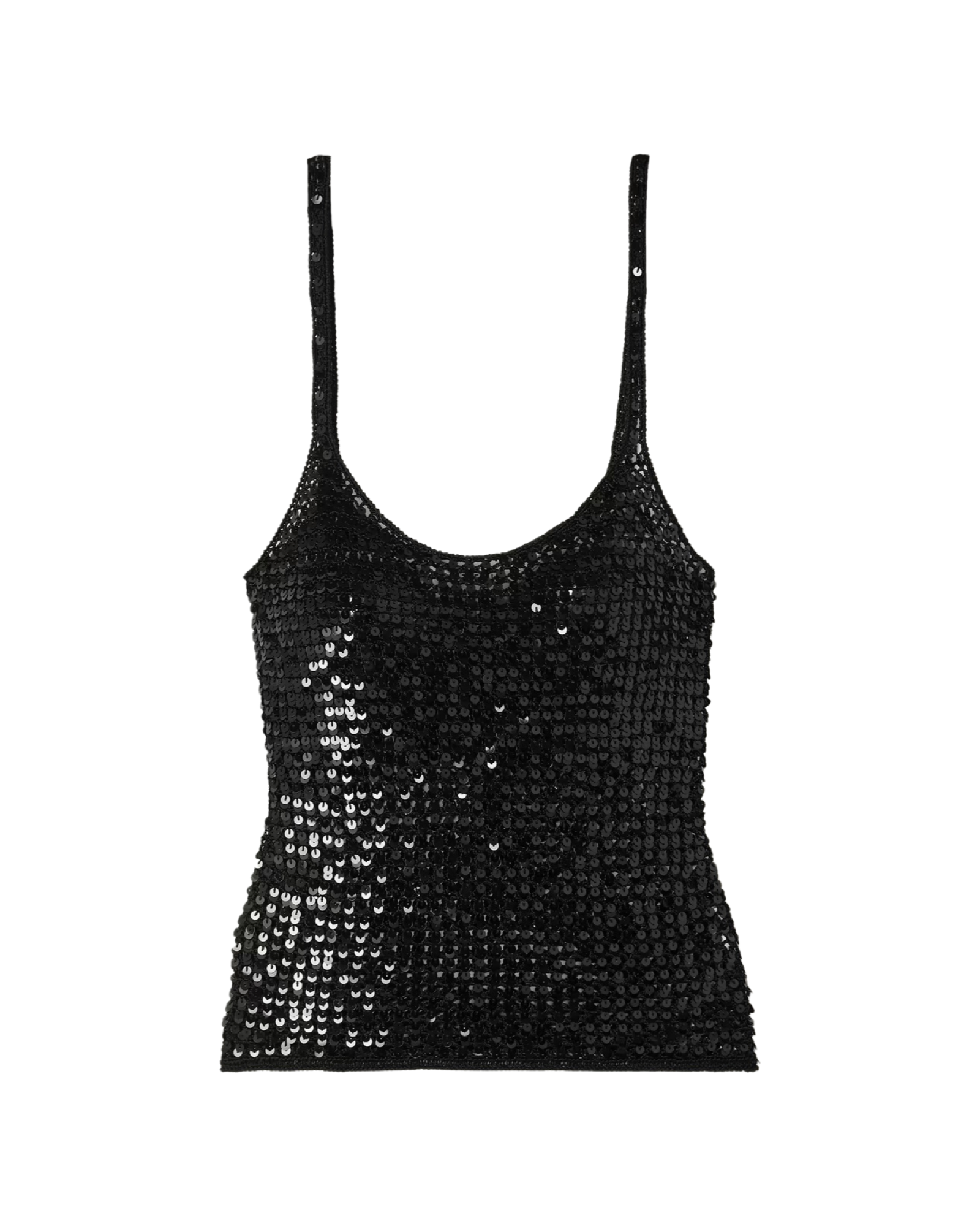 + NET SUSTAIN sequined crochet-knit tank