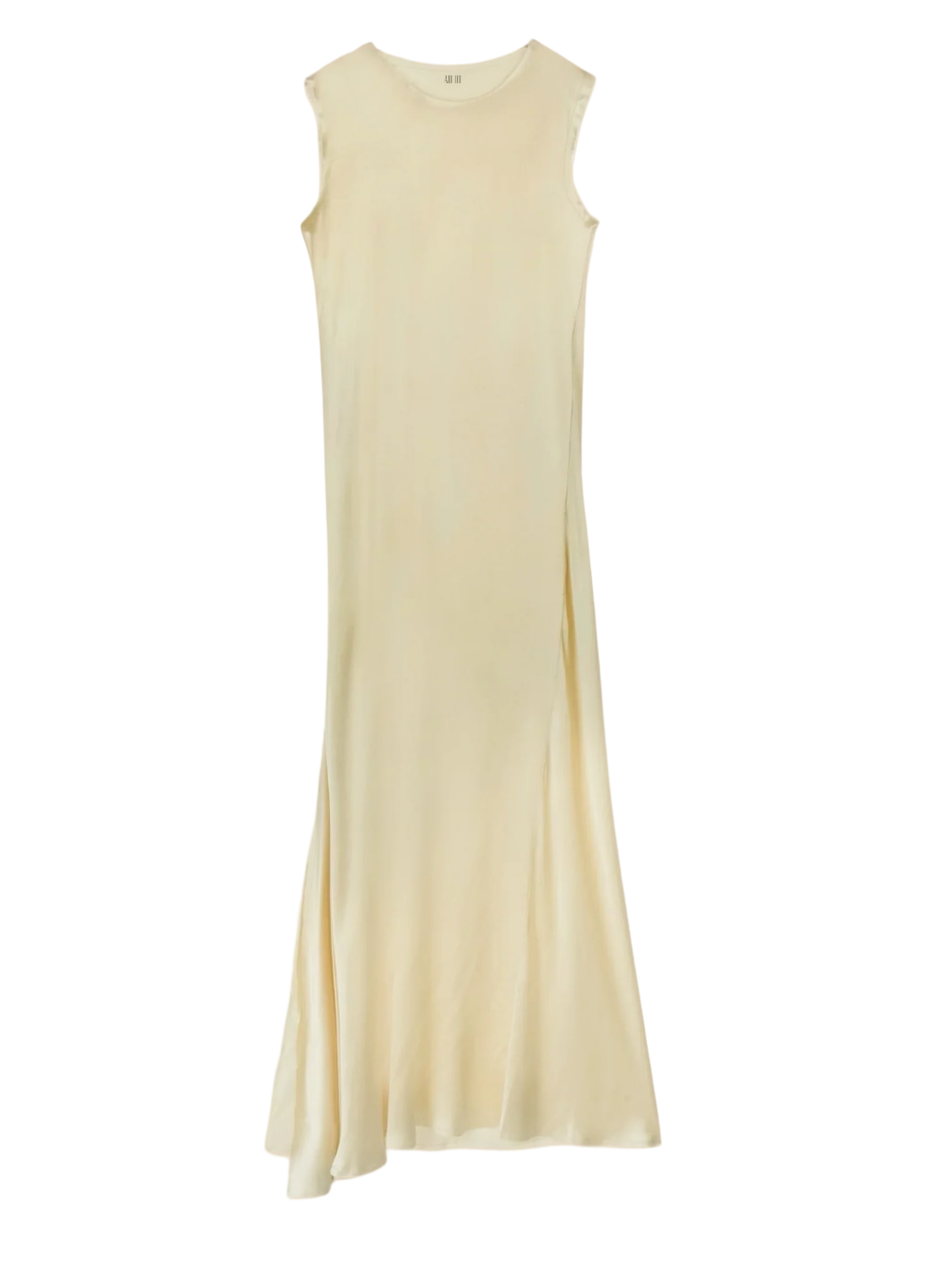 Elizabeth Gown with Raw Hem in Silk