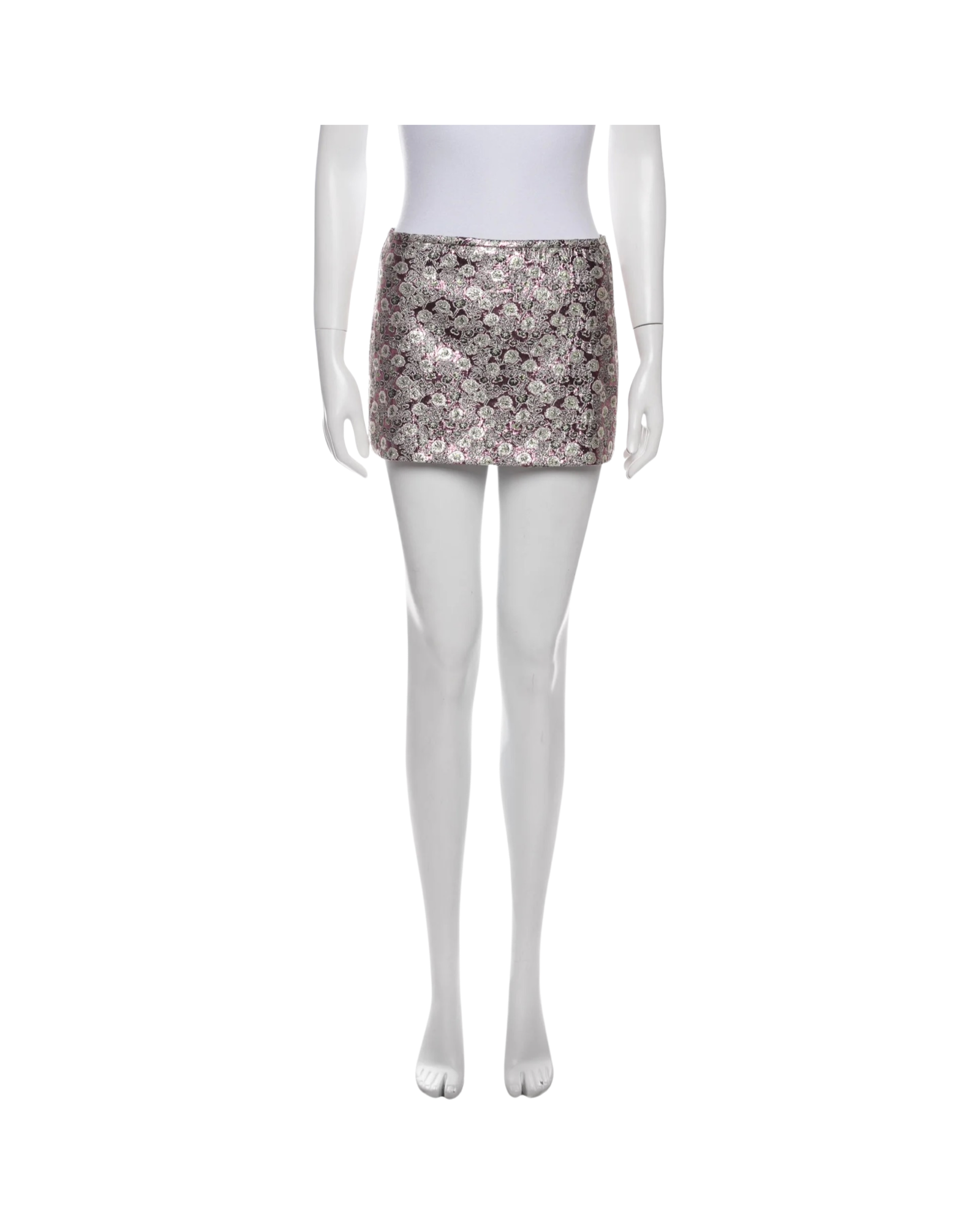 Prada Floral Print Mini Shorts