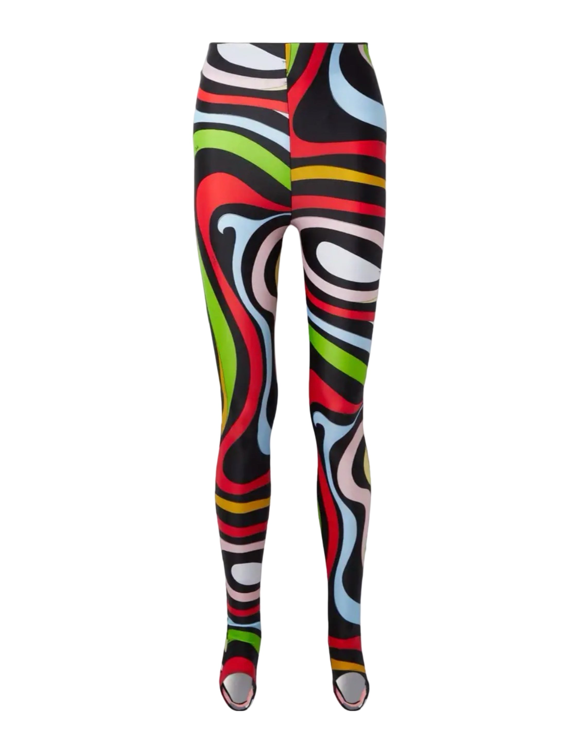 Printed Stretch Stirrup Leggings