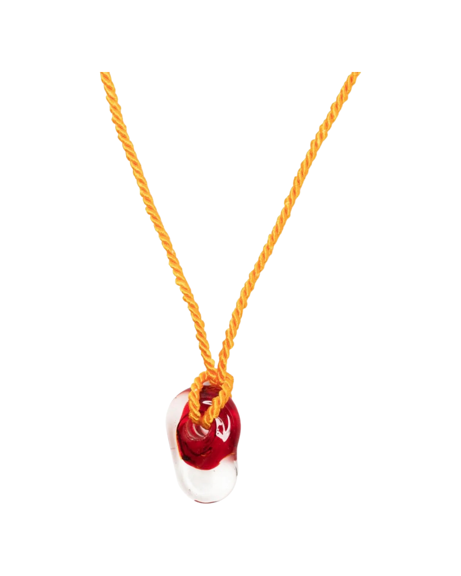 Statement-pendant rope-chain necklace