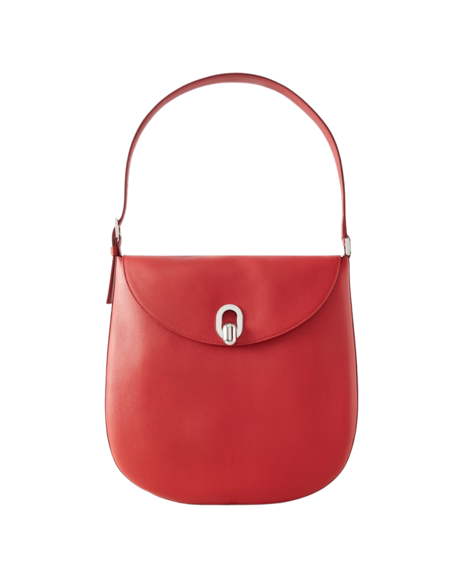 Tondo large leather shoulder bag