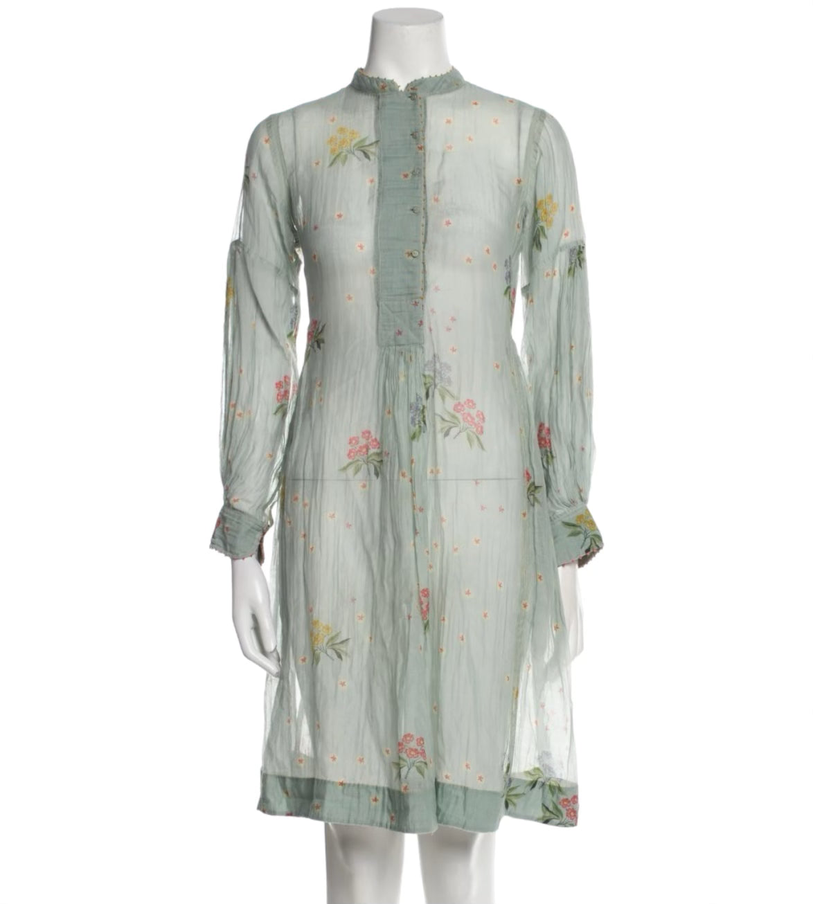 Floral Print Knee-Length Dress