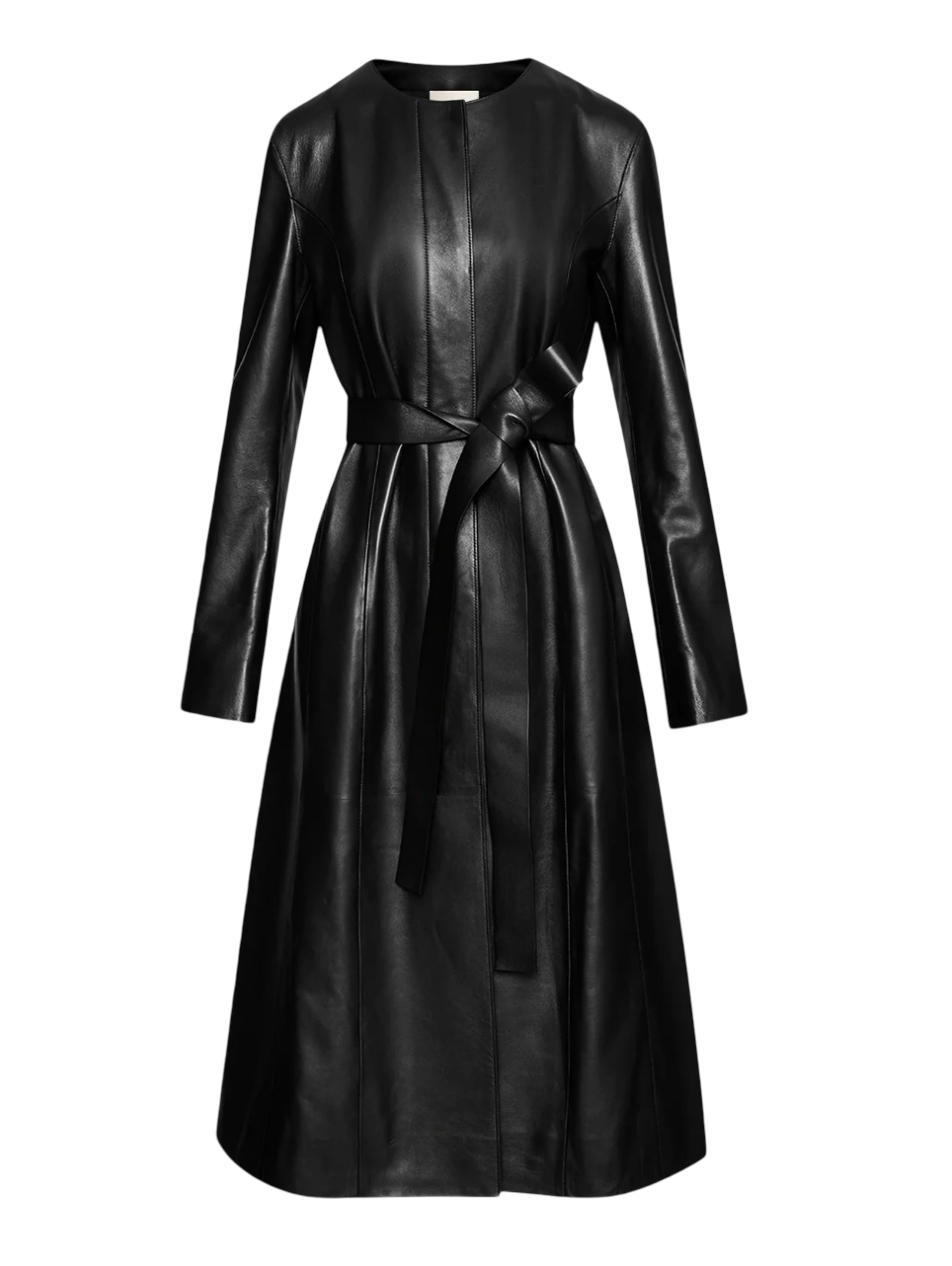 Affine Coat in Leather