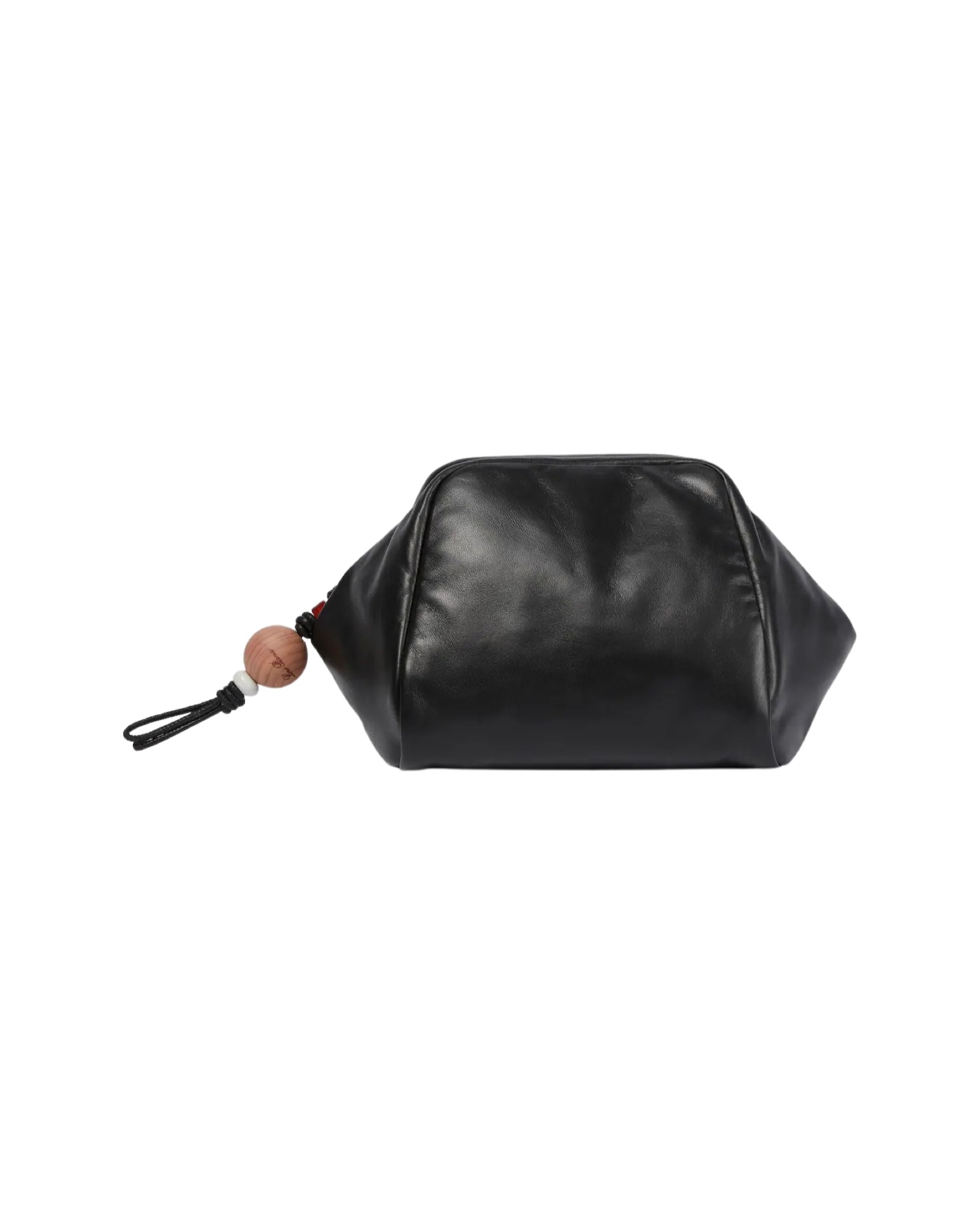 Puffy Pouch Small leather clutch