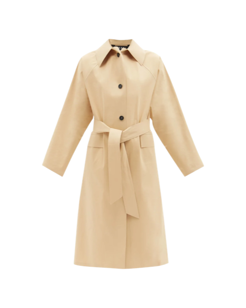 Cotton Blend Trench