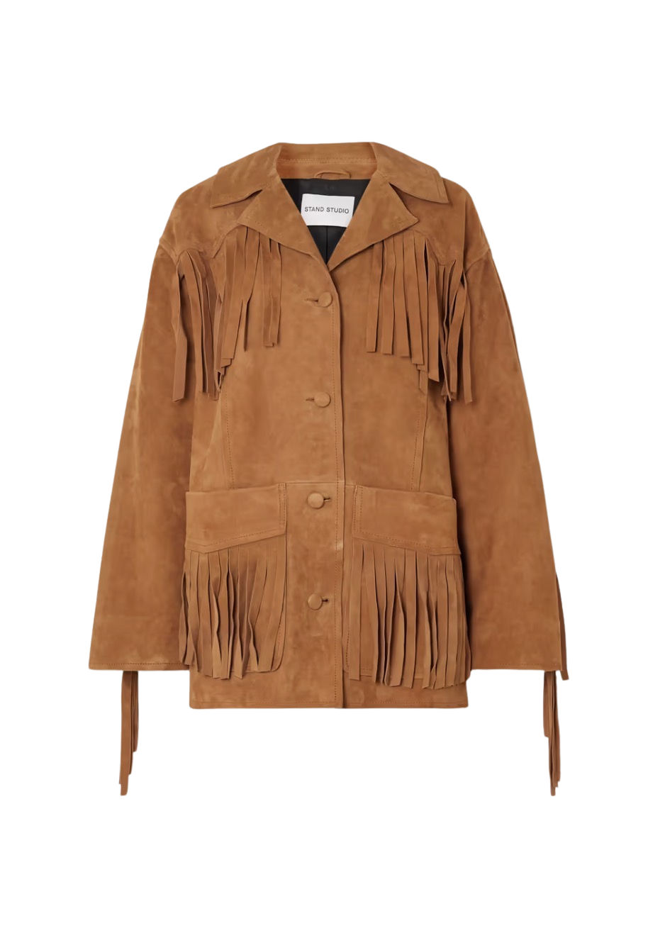 Fringed Suede Jacket