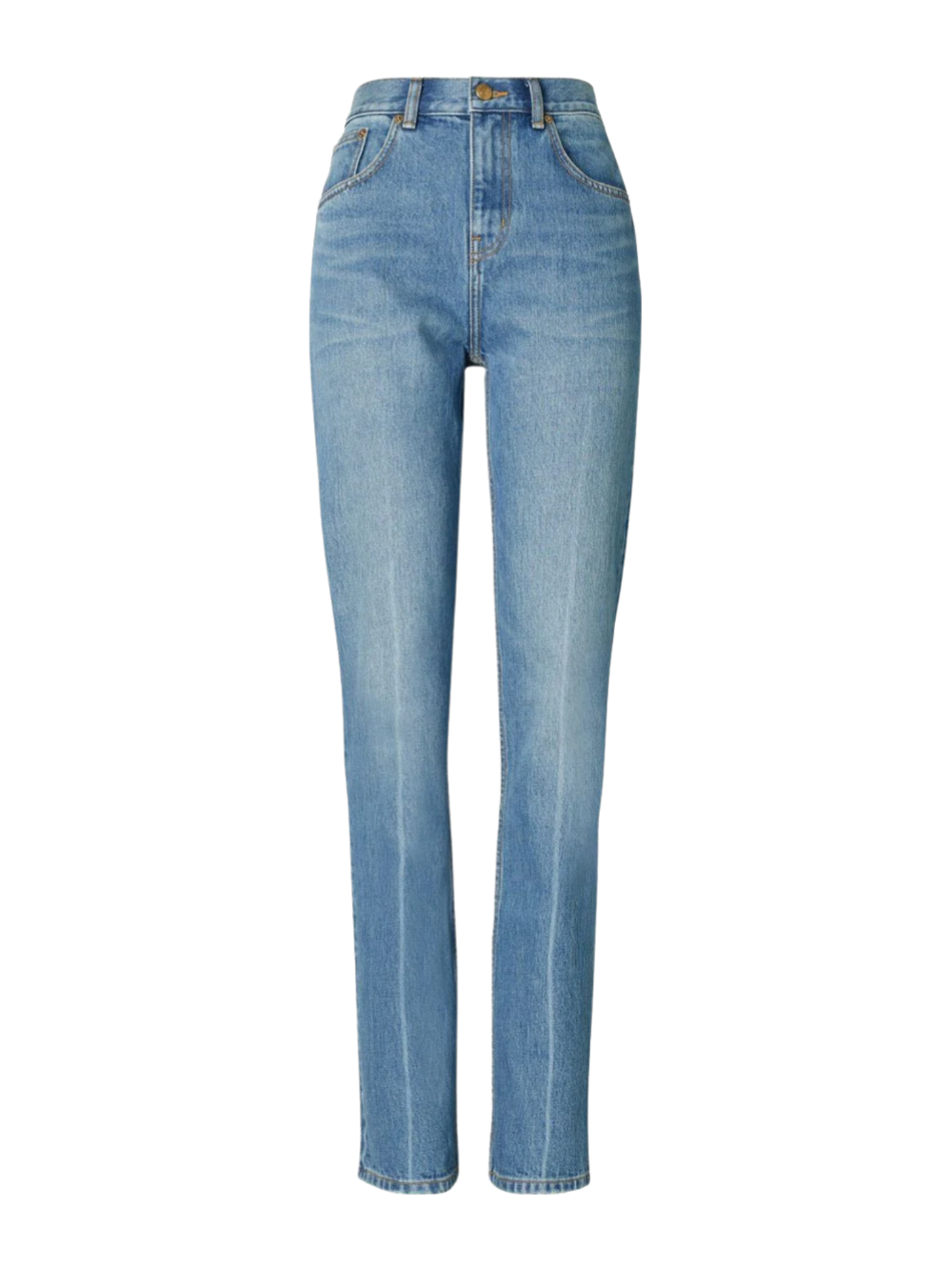High-Rise Slim Straight Jean