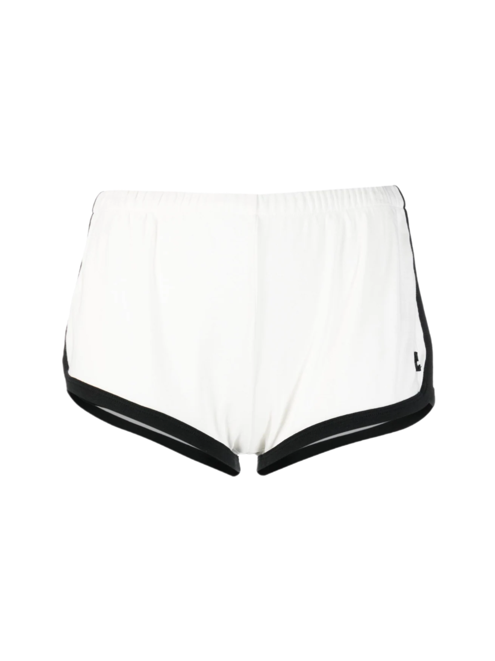 Contrasting-trim Logo Shorts